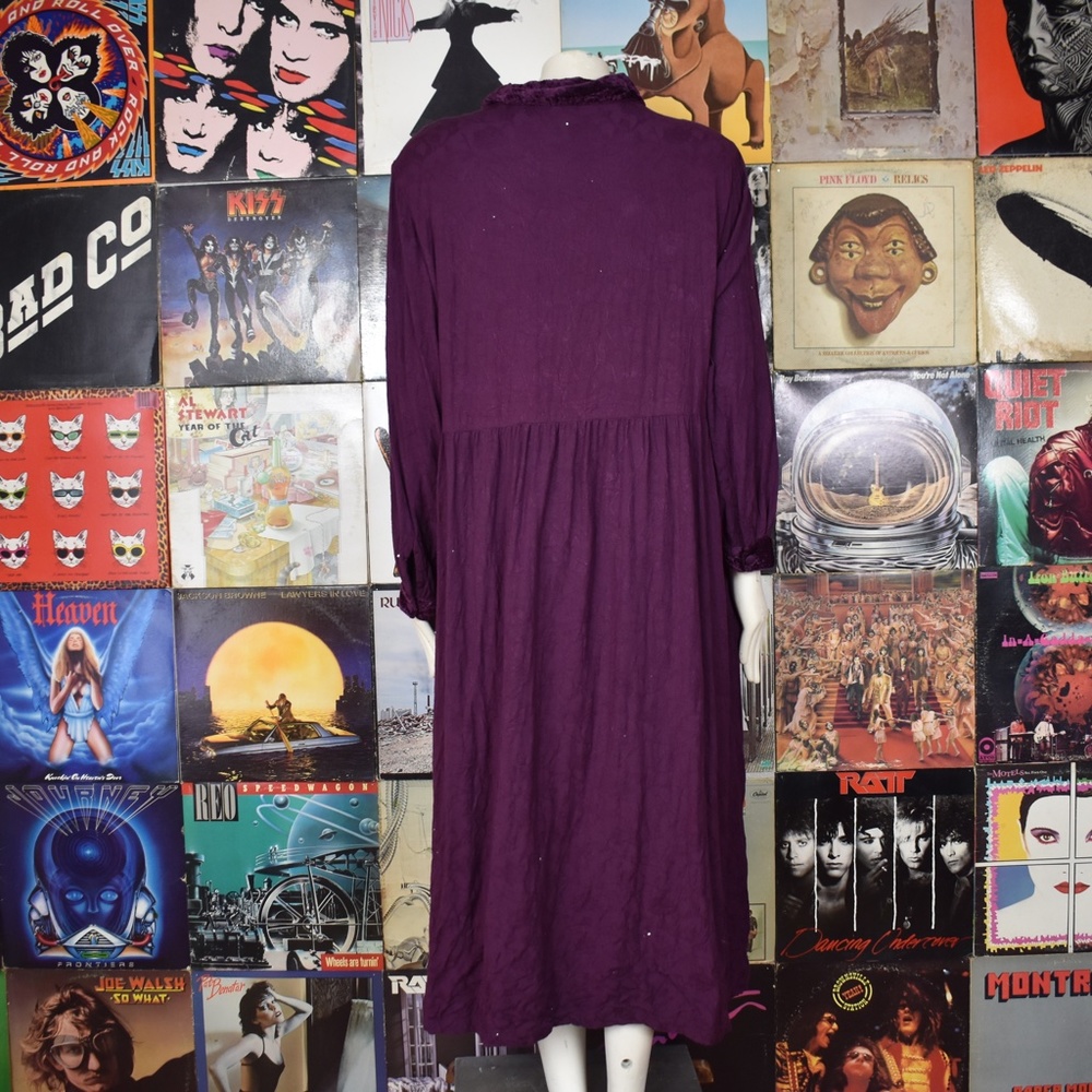 SOLD Vintage 90s Silhouette Plus Size Maxi Dress - Picture 5 of 8